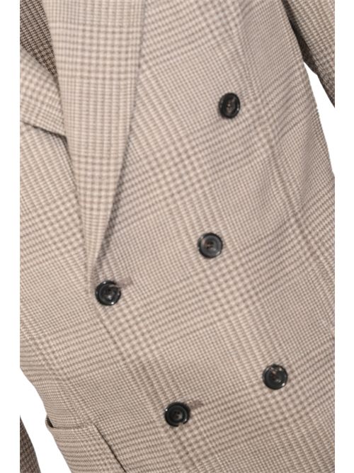 Giacca doppiopetto Principe di Galles in lana vergine SARTORIO NAPOLI | SG1601S0743704000